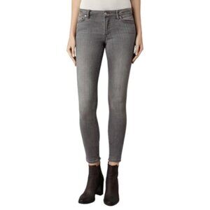 AllSaints Womens 25 Mast Skinny Zip Grey Jeans